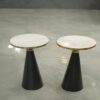 "Chic Mirrored Side Table for Modern Living"