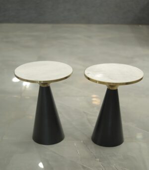 "Chic Mirrored Side Table for Modern Living"