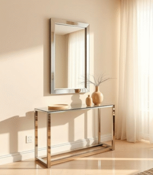 Where Function Meets Art – Console Tables with Mirrors