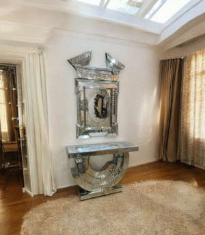 Luxury Console Tables with Matching Wall Mirror