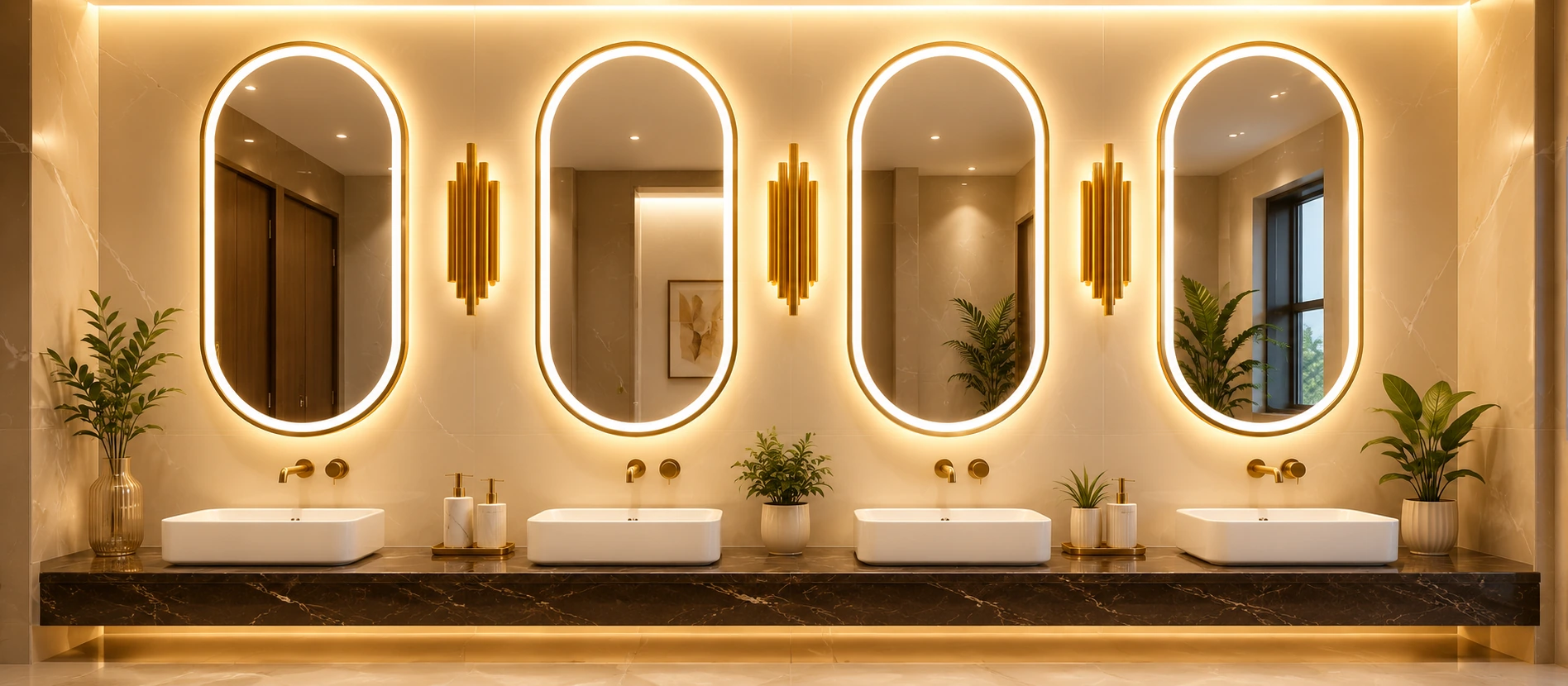 Luxury LED Mirror by Shree Darpan