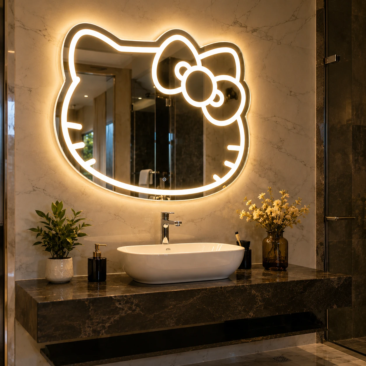 Designer LED Mirror for Luxury Interior