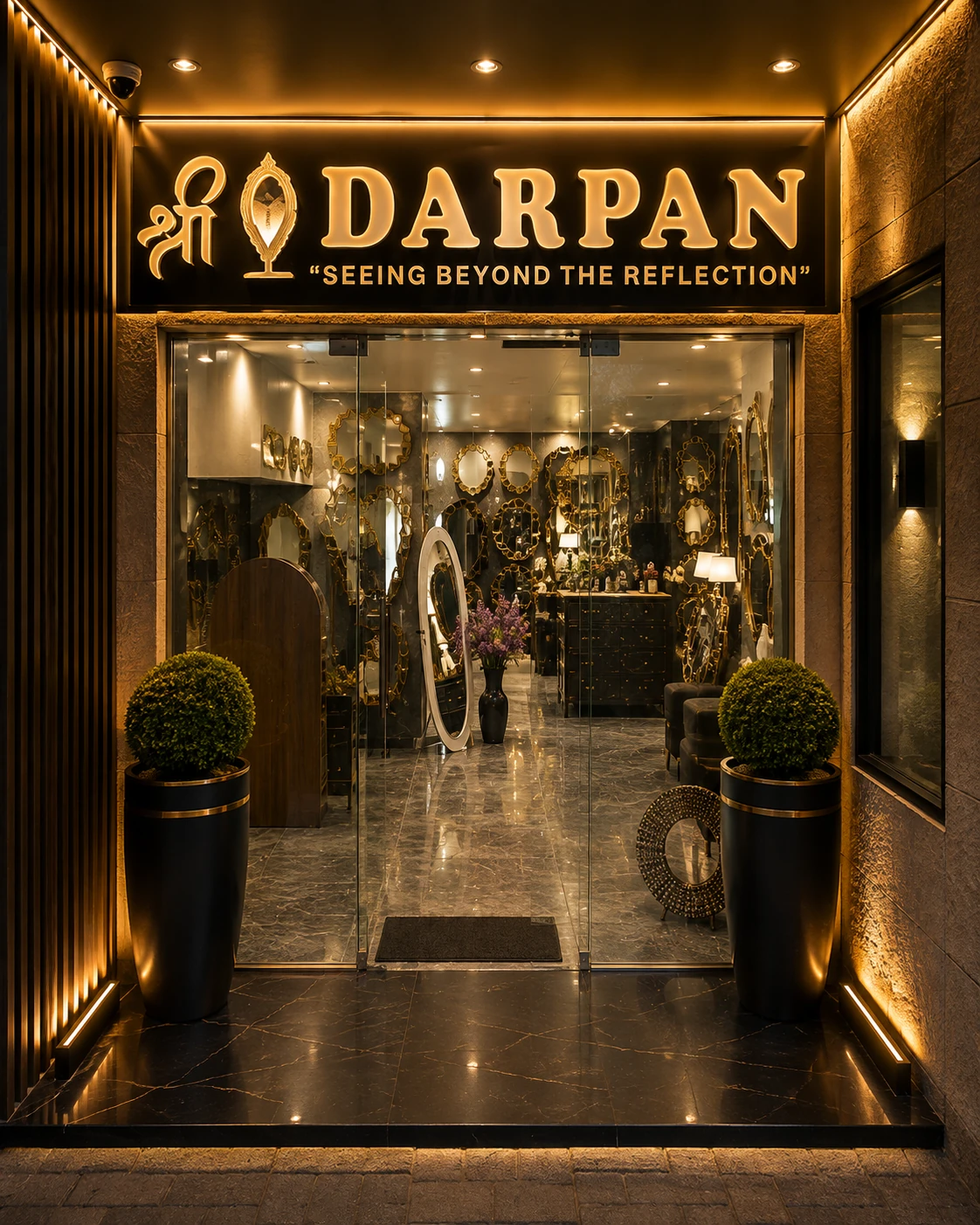 Luxury Shree Darpan Mirror Interior