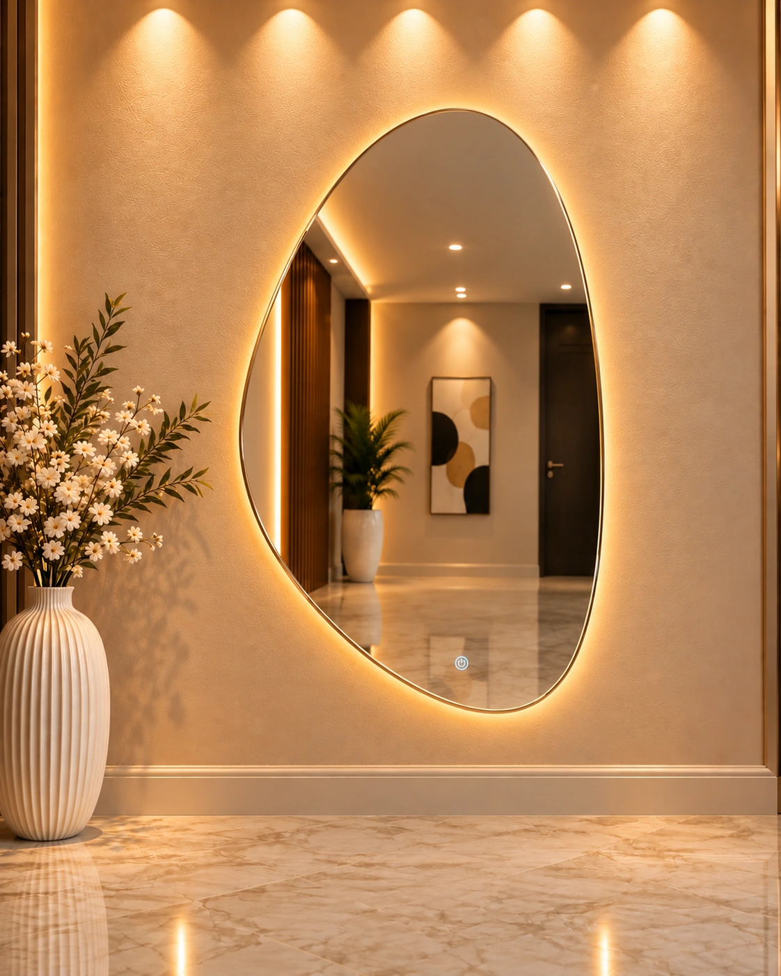 Backlit LED Mirror