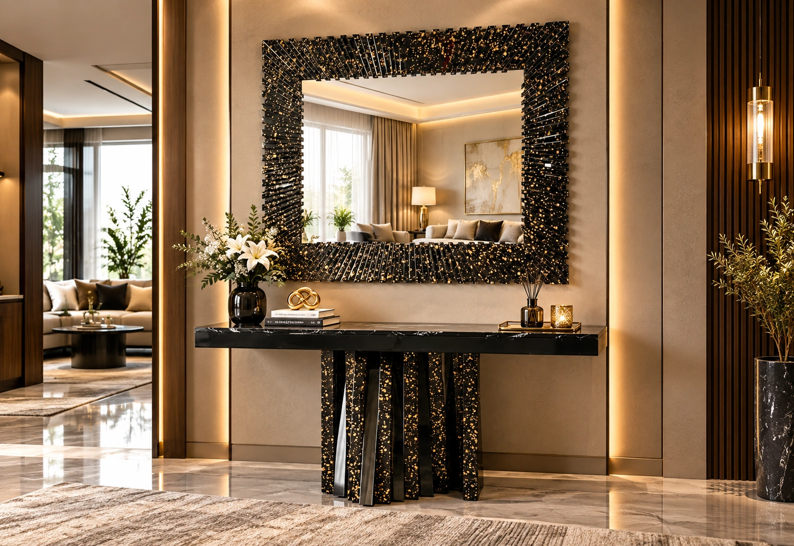 Luxury Console Mirror by Shree Darpan