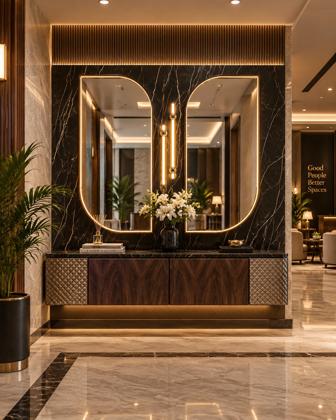 Designer Mirror for Hospitality