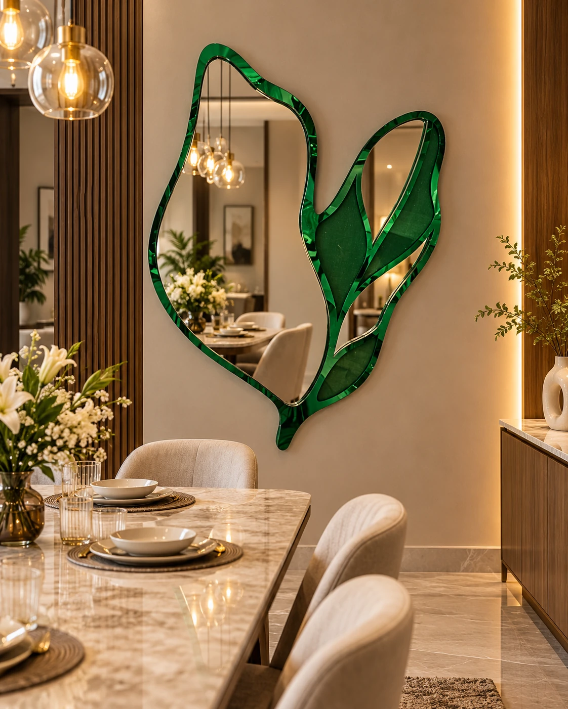 Decorative Mirror for Dining Area