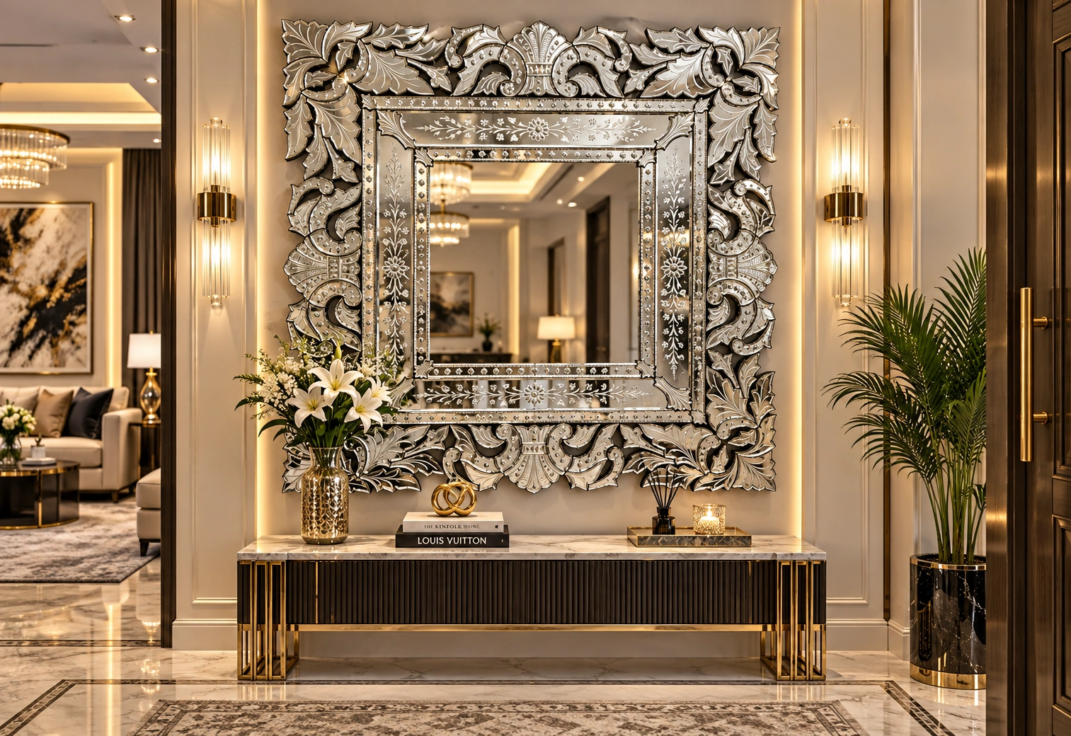 Venetian Mirror Interior Project by Shree Darpan