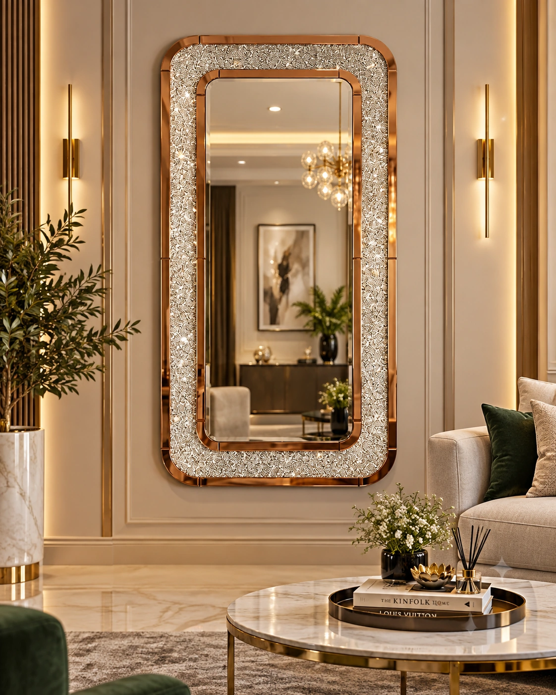 Designer Mirror for Living Room