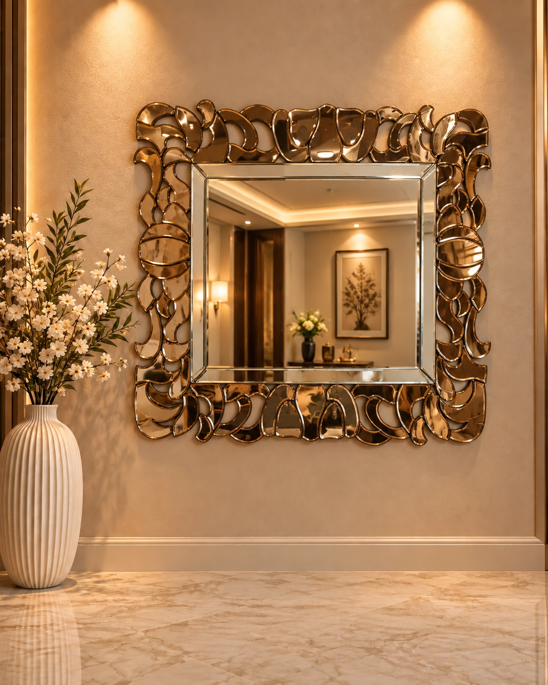 Ornamental Venetian Mirror