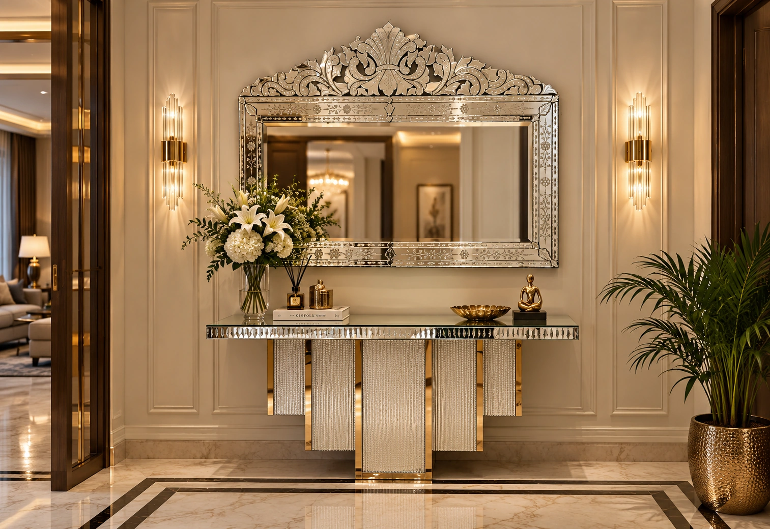 Luxury Venetian Mirror by Shree Darpan